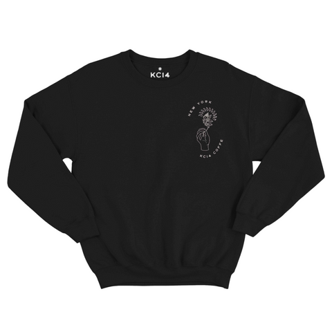 New York KC14 Coffee Crewneck Sweater
